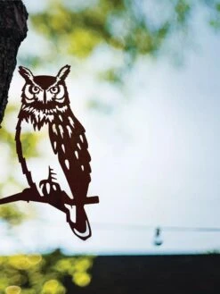 Metalbird Great Horned Owl