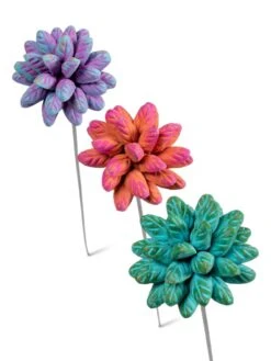 Dahlia Flower Garden Stakes Set 9 Dahlia Flower Garden Stakes Set -Cheap A Fresh Yard Store 8612055 5955 tif