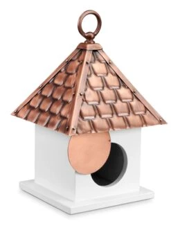 Bird House Bungalow With Copper Roof -Cheap A Fresh Yard Store 8612197 02v