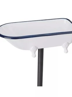 White Enamel Bathtub Birdbath -Cheap A Fresh Yard Store 8612266 04V jpeg