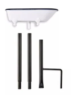 White Enamel Bathtub Birdbath -Cheap A Fresh Yard Store 8612266 05V jpeg