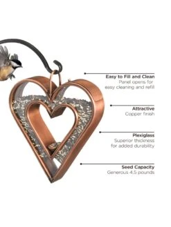 Heart Fly-Thru™ Bird Feeder -Cheap A Fresh Yard Store 8612272 03v