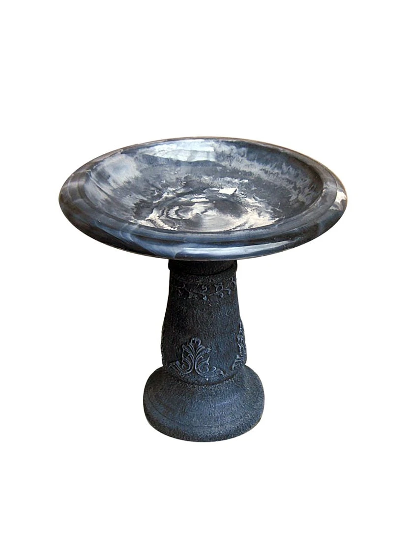 Exaco Enduro Clay Florentine Birdbath 4 Exaco Enduro Clay Florentine Birdbath - Image 2