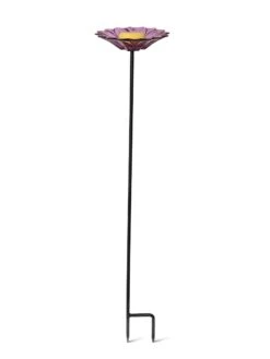 Glass Flower Butterfly Feeder Stake -Cheap A Fresh Yard Store 8612573 326