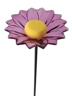 Glass Flower Butterfly Feeder Stake -Cheap A Fresh Yard Store 8612573 327