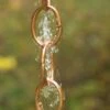 Single Link Pure Copper Rain Chain, 8.5' 2 Single Link Pure Copper Rain Chain, 8.5' -Cheap A Fresh Yard Store 8612745 01v single link pure copper rain chain