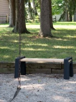 Custom Length Lightweight Indoor Or Outdoor Backless Bench Ends -Cheap A Fresh Yard Store 8612858bk 16v