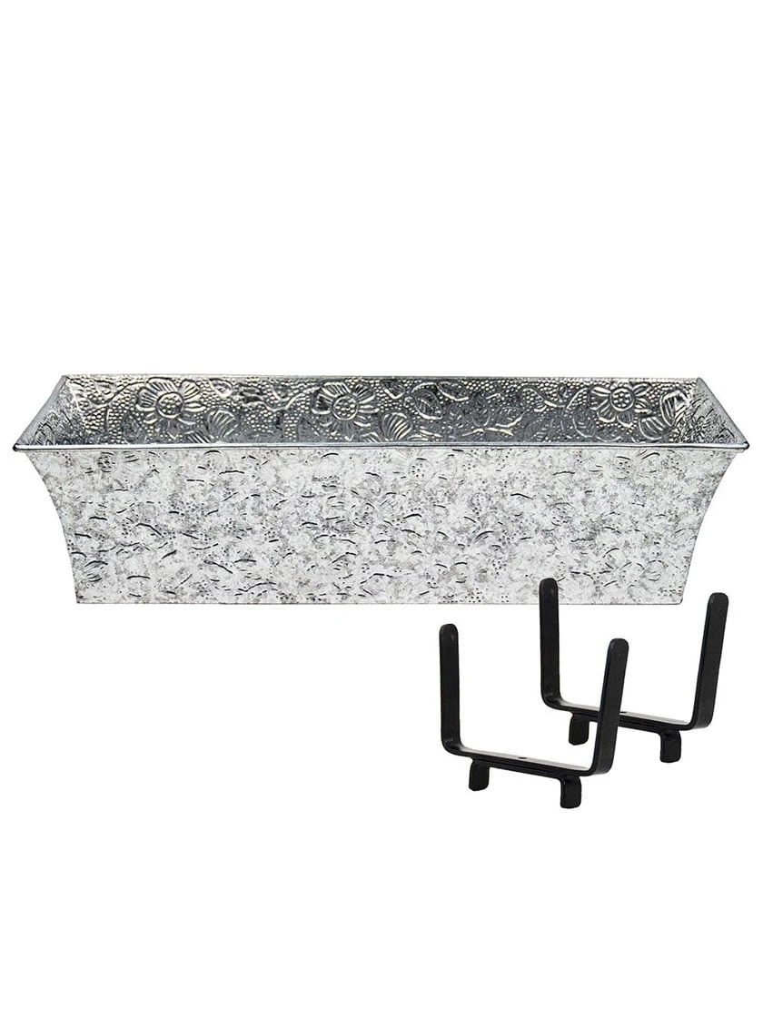 Achla Designs Handrail Flowerbox Bracket Kit For Rail 6 Achla Designs Handrail Flowerbox Bracket Kit For Rail - Image 4