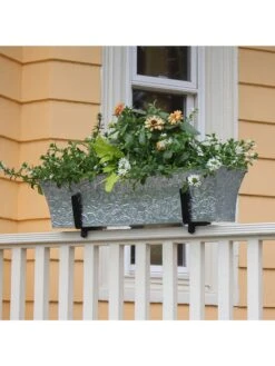 Achla Designs Handrail Flowerbox Bracket Kit For Rail 10 Achla Designs Handrail Flowerbox Bracket Kit For Rail -Cheap A Fresh Yard Store 8612883 03v
