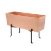 Achla Designs Copper Flower Box With Folding Stand