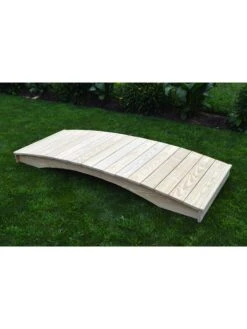 Plank Garden Bridge Unfinished 3' X 10' -Cheap A Fresh Yard Store 8613097 02v 1
