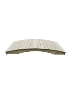 Plank Garden Bridge Unfinished 4' X 10' -Cheap A Fresh Yard Store 8613126 01v