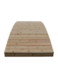 Plank Garden Bridge Unfinished 4' X 8' -Cheap A Fresh Yard Store 8613127 04v 2