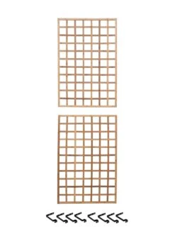 Bamboo Wall Trellis, 45" X 30", Set Of Two 8 Bamboo Wall Trellis, 45" X 30", Set Of Two -Cheap A Fresh Yard Store 8613149 0041