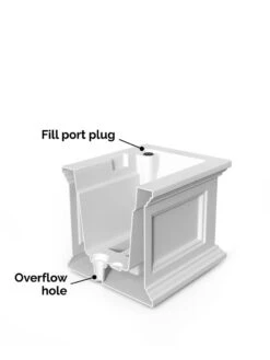 Fairfield Self-Watering Window Box, 2’ -Cheap A Fresh Yard Store 8613268 04V tif