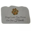 Dogs Leave Paw Prints Memorial Stone -Cheap A Fresh Yard Store 8614135 01V 3 4 dogs leave paw prints memorial stone
