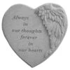 Always In Our Thoughts Memorial Stone -Cheap A Fresh Yard Store 8614137 01V 3 4 always in our thoughts memorial stone