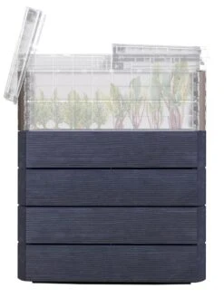 Modular Rectangular Raised Bed Kit With Translucent Panels & Lid -Cheap A Fresh Yard Store 8614250 01V