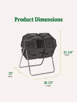 Dual-Batch Compost Tumbler -Cheap A Fresh Yard Store Dual Compost Bin 2