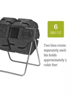 Dual-Batch Compost Tumbler -Cheap A Fresh Yard Store Dual Compost Bin 5
